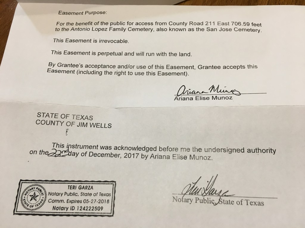 It’s Official: the Easement Is&nbsp;Filed!